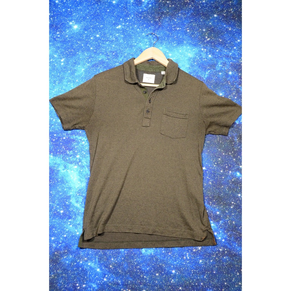 Billy Reid Brown Polo Shirt